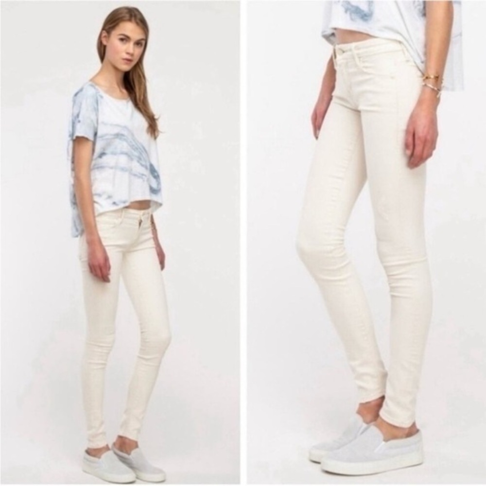 MOTHER The Looker Crop Bump In The Night Jeans Size 26